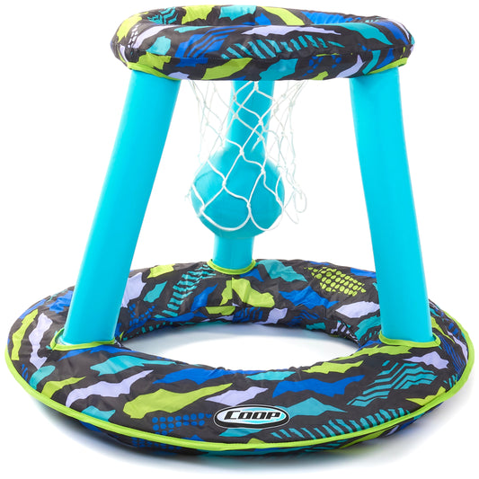 by Swimways Hydro Spring Hoops, Pool Toy, Inflatable Pool Game Basketball Set